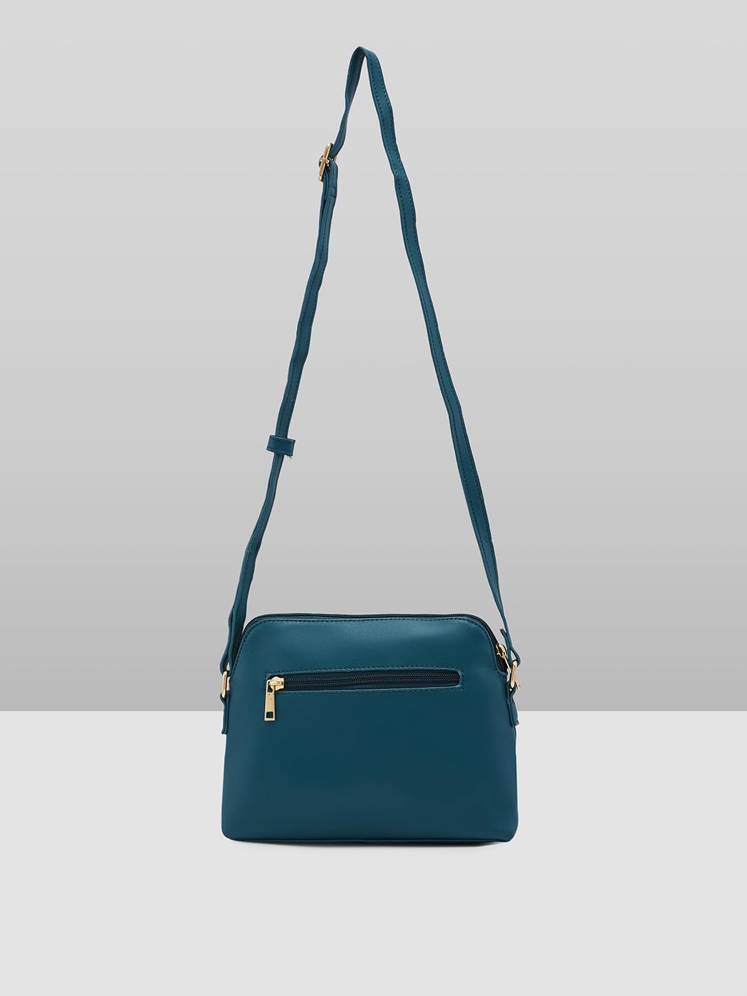 Caprese Ember Sling Medium (E) Green Bag for Women|Adjustable Strap for Comfortable Wear|Versatile Handbag for Everyday Use, Travel, and Special Occasions