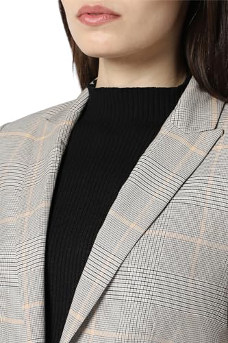 Van Heusen Women's Blazer (VWBZCRGBL98452_Grey_XL