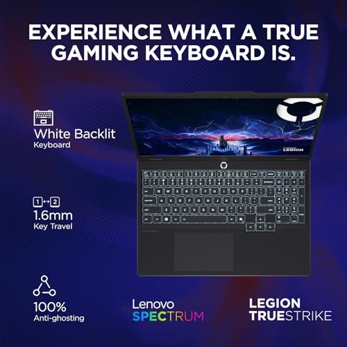 Lenovo Legion 5 2025 Intel Core i7-13650HX | NVIDIA RTX 5050 8GB (16GB RAM/512GB SSD/WUXGA IPS/165Hz/15.3" (38.8cm)/Windows 11/Office 2024+AI Now/Black/2.1Kg), 83LY00SUIN AI Powered Gaming Laptop