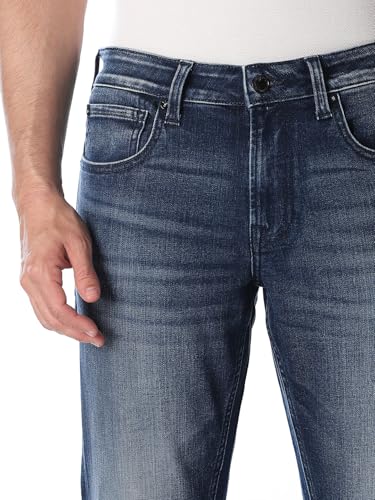 Jack & Jones Dark Blue Washed Glenn Slim Fit Jeans