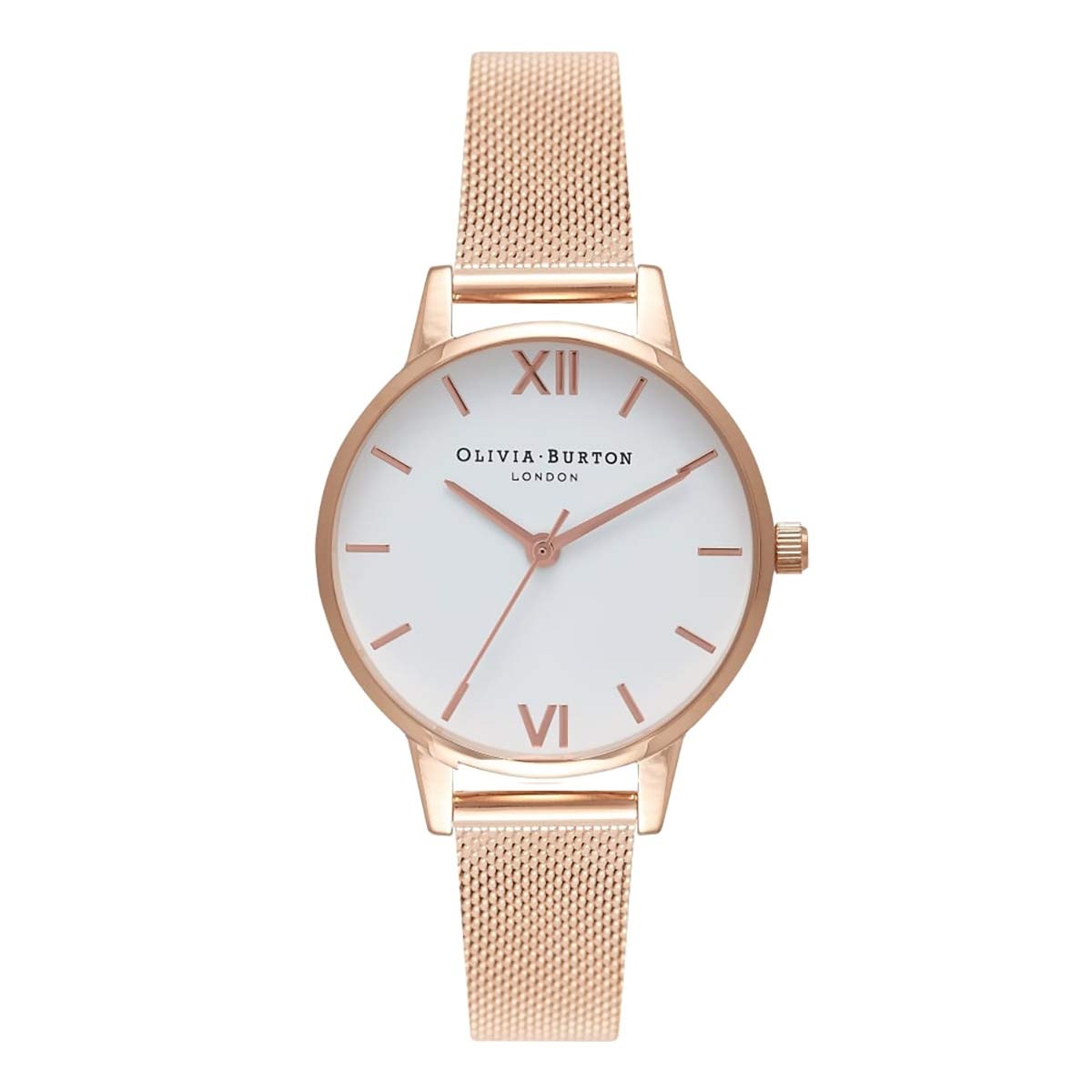 Olivia burton Analog White Dial Women's Watch-OB16MDW01