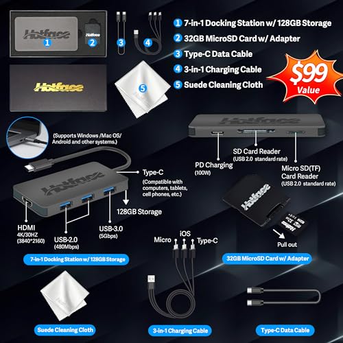 Lenovo Ideapad 3 15.6" FHD Chromebook, Intel Celeron N4500, 4GB RAM, 224GB Storage (64GB SSD+160GB Docking Station Set), ‎Intel UHD Graphics, Full Size Keyboard, Chrome OS, Artic Gray