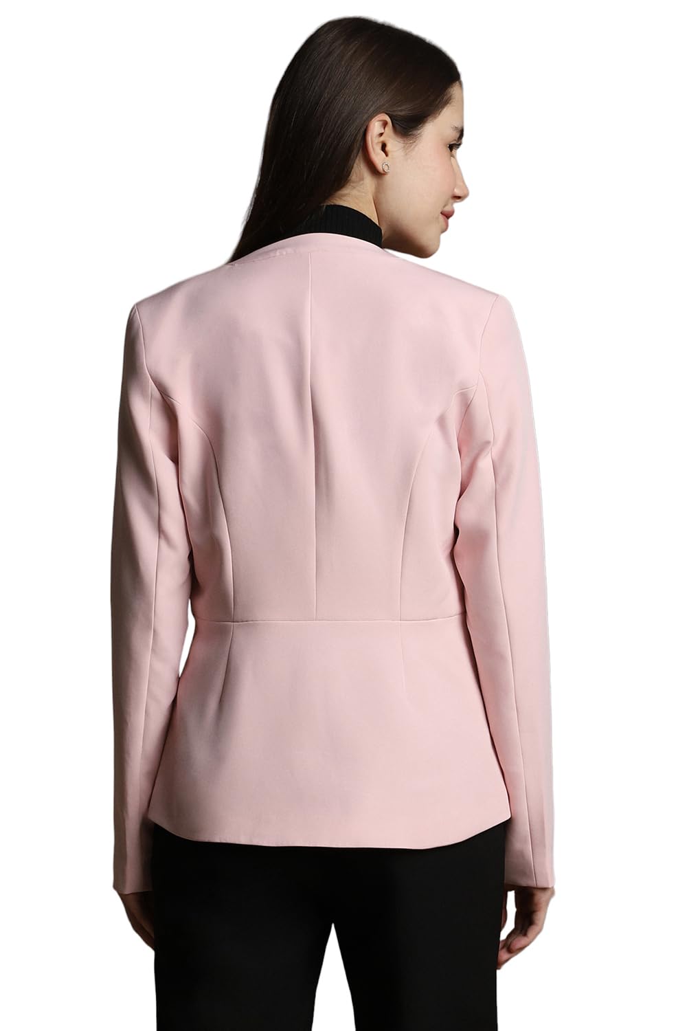 Allen Solly Women's Blazer (AHBZWRGFQ15967_Pink