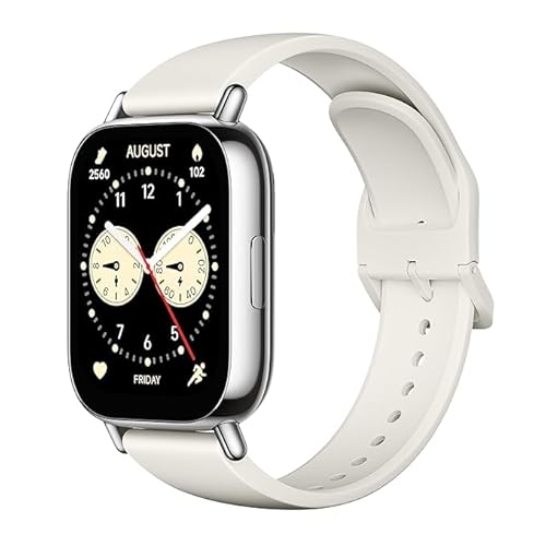 Rᥱdmi Watch 5 Lite | 1.96" Amoled Display | Advanced in-Built GPS | 5 ATM Water Resistance | Bluetooth Calling with AI Noise Reduction | Always on Display | Light Gold | A+ Condition