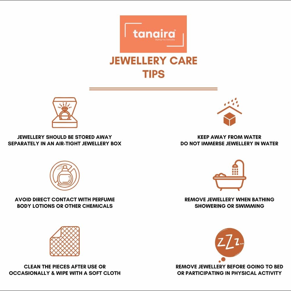 Tanaira Rhodium-Plated Maang Tikka for Women & Girls | Crystal Hair Accessory | American Diamond (AD) Studded Bridal Wedding Jewelry,Trending Style (Gold)