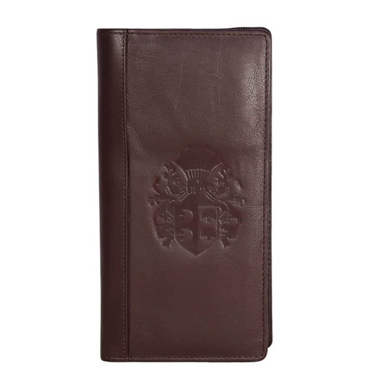 RAI SAHAB Genuine Leather Brown Passport Holder for Men and Women (3857DB23)