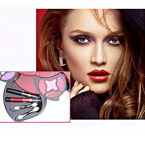 SAZ DEKOR® 2xAll in One Makeup Kits for Teens Flower Pallete for Girls 3 Tiers Cosplay|Makeup Box for Storage|Make Up, Cosmetic, Skincare Organiser for Women|