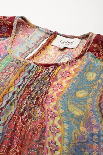 Label RITU KUMAR Multi Ethnic Stripes Top