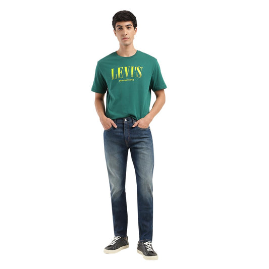 Levi's Men's Slim Mid Rise Jeans (A7086-0117_Blue, 36