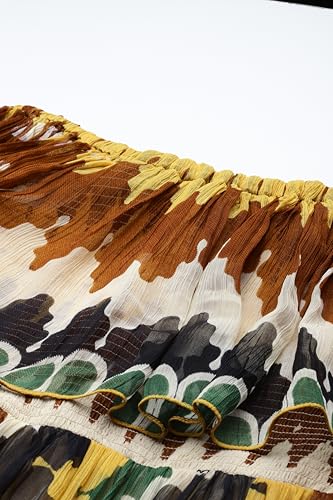 Label RITU KUMAR Multi Color Auriane Off-Shoulder Long Dress