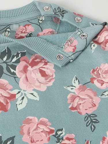 Max Girls Printed Leggings Set (Pink_12-18 M)