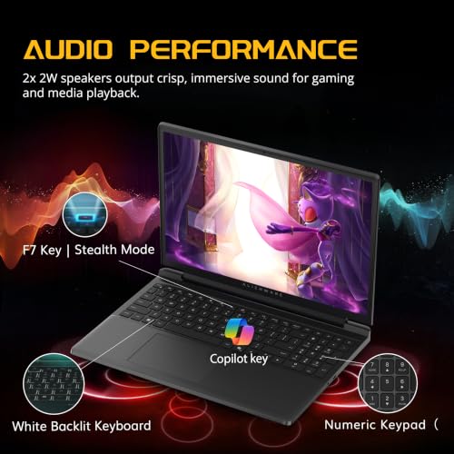 Dell Alienware 15 15.3" WUXGA 165Hz Gaming Laptop, GeForce RTX 4050 6GB GDDR6, AMD Ryzen 5 220, 64GB DDR5, 5TB Storage(4TB SSD+1TB Docking Station Set), Backlit, Wi-Fi 6, Win 11, Black