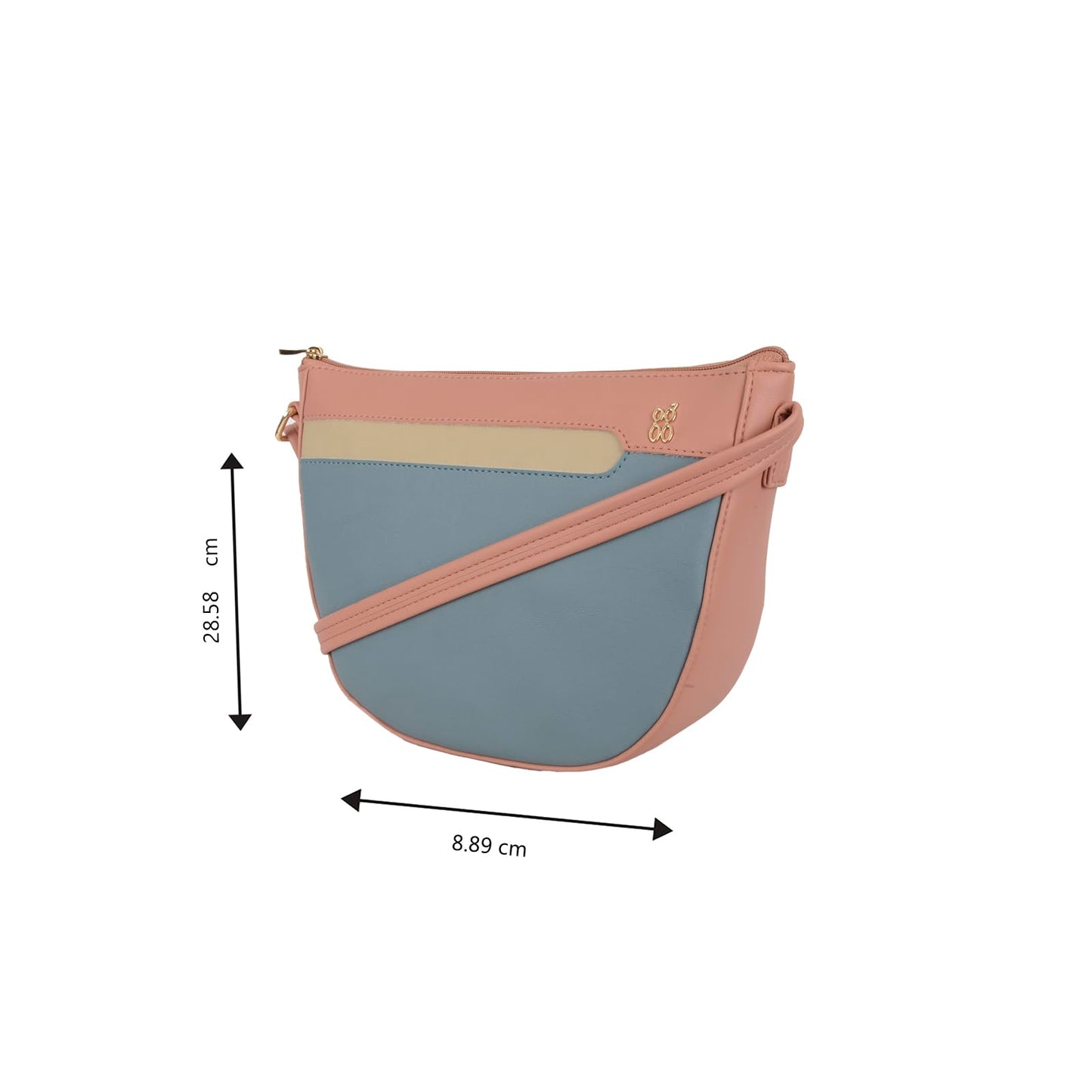 Baggit Women Pink Sling Bag Small Size | Ladies Stylish Casual Cross Body Purse Handbag