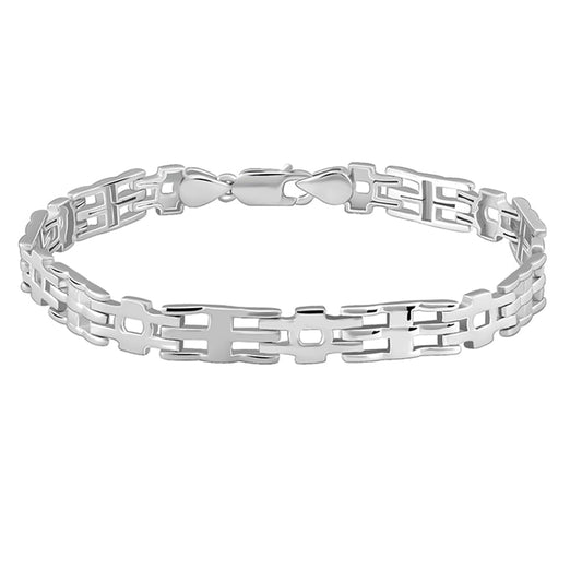 GIVA 925 Silver Kingpin Bracelet For Him, Adjustable | Gifts for Men and Boys| With Certificate of Authenticity and 925 Stamp | 6 Months Warranty