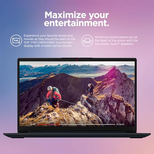 Lenovo IdeaPad Business Laptop, 15.6" FHD Touchscreen, Powerful 10-Core Intel i5-1334U, AI Copilot Computer, 16GB RAM, 1TB Storage (512GB SSD+500GB Ext), HubxcelAccessory, Win 11 Pro, Lifetime Office