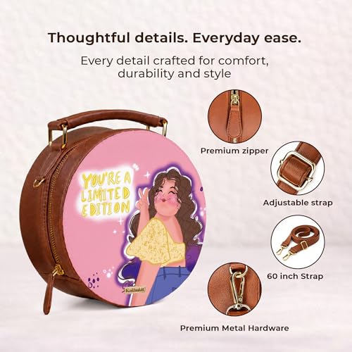 Kalankit Rakhi Gift For Sister | Side Sling Purse For Girls, Sling Bag For Women, Travel Crossbody Bags, Stylish Cross Sling Bags for Woman | Rakshabandhan Gift, Gifts For Sister On Rakhi