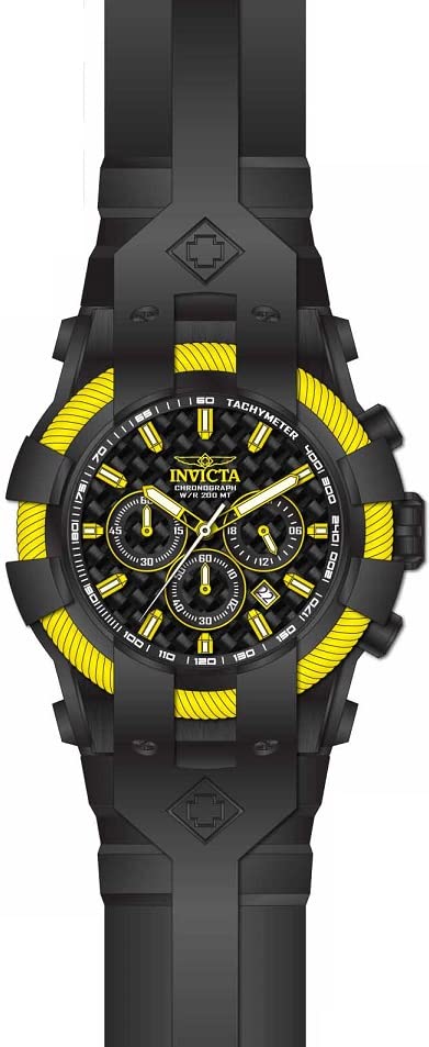 Invicta Bolt Analog Black Dial Men's Watch-23871
