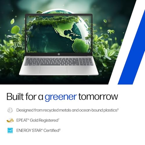 HP 15 Laptop, Intel (14th Gen) Core 5 120U (24GB DDR5, 512GB SSD), Micro-Edge, Anti-Glare, 15.6''/39.6cm, Win11, M365* Office24, Silver, 1.59kg, fd0262TU, FHD Camera, Backlit, Dual Speakers