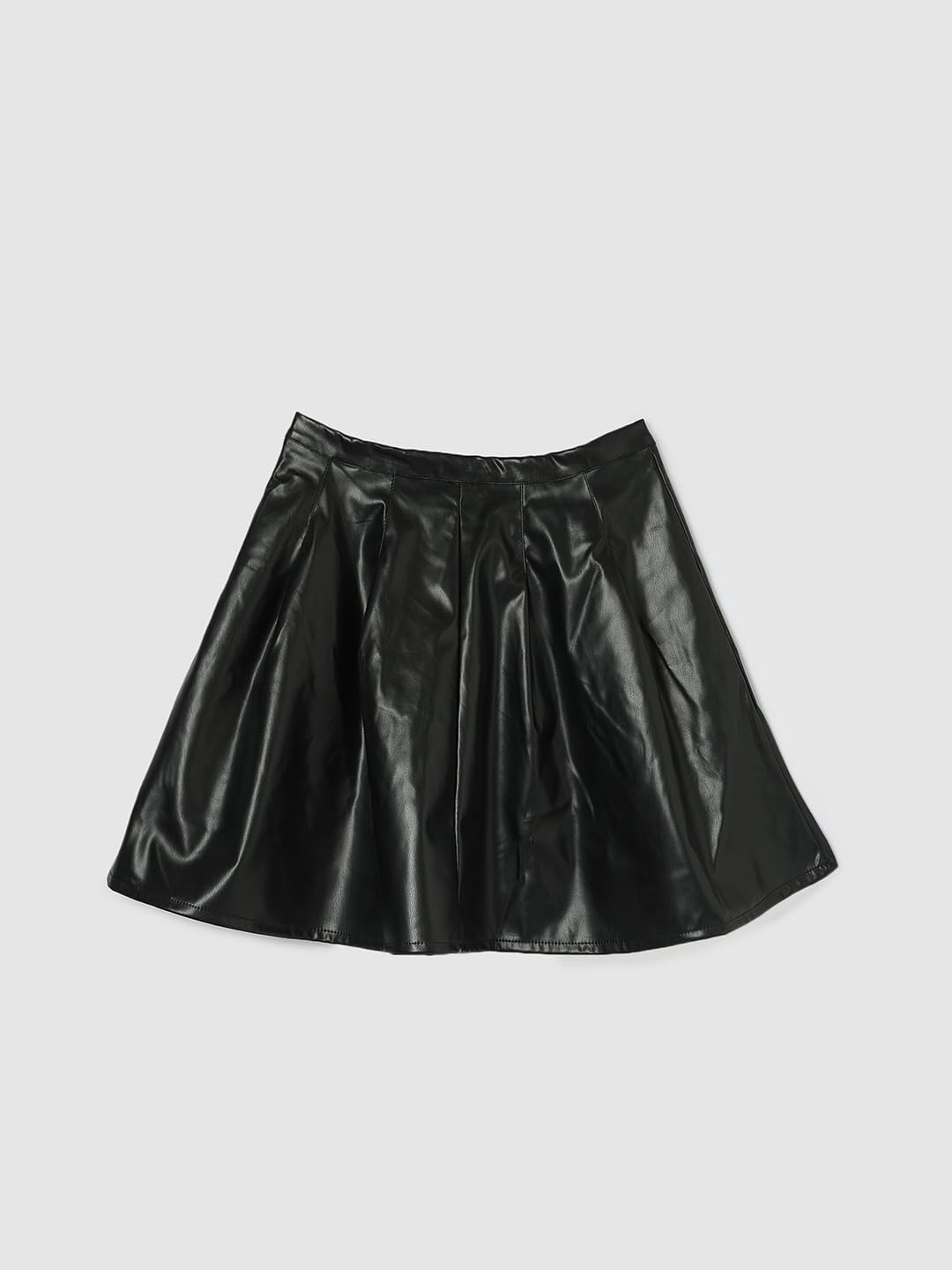Max Polyester Western Skirt Black