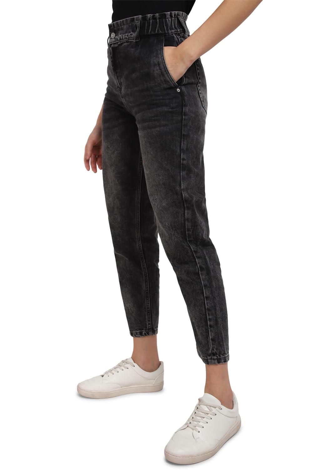 Allen Solly Women's Regular Jeans (AHDNCRXFJ45046_Black