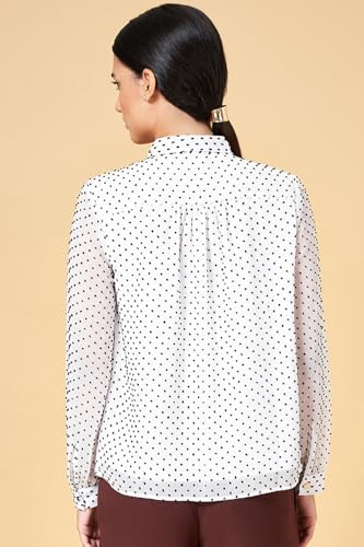 Women's Annabelle White Top Regular Fit,White,2XL