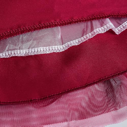 Hopscotch Girls Red Sleeveless Floral Applique Beaded Dress for Age (5-6 Years)