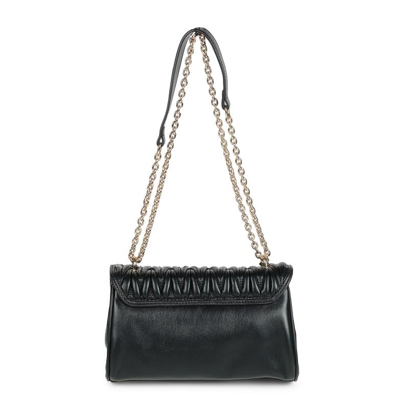 tresmode TIRANA Black Women Vegan Leather Sling Bag