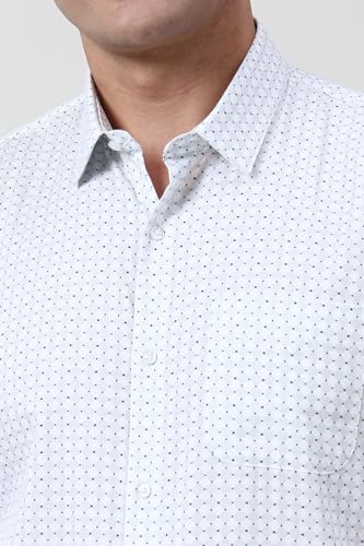 Men Blue Nuvo Fit Full Sleeves Formal Shirt
