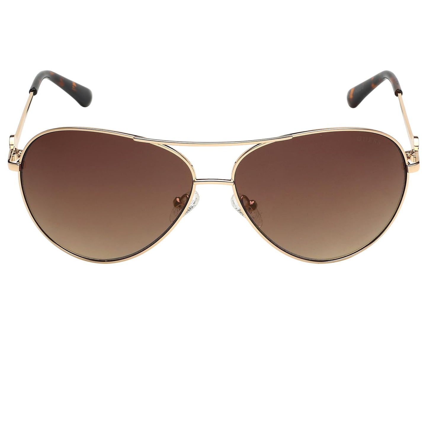 GUESS Women's 0 Sunglasses, Gold, 64