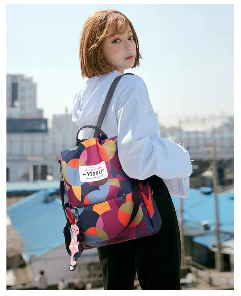 BANQLYN Shoulder Bag for Women's Stylish Ladies Messenger Bags Purse and Handbags Wallet Mini Backpack Purse Backpack Girls College Bags (Colorful) (Multicolour) (Medium size)