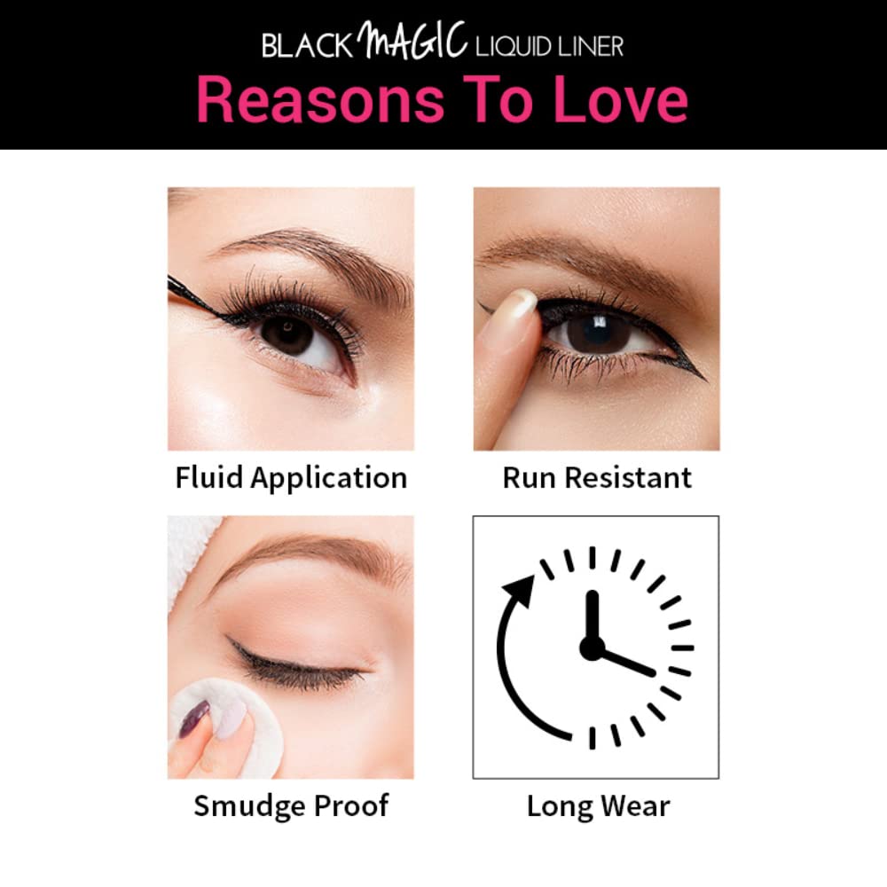 Nykaa Black Magic Liquid Eyeliner - Super Black 01