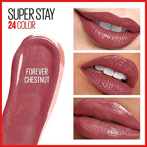 Maybelline New York Super Stay 2-Step Lipstick, Forever Chestnut