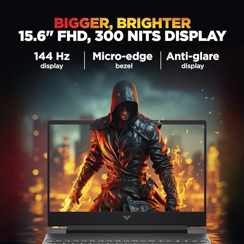 HP Smartchoice Victus, 13th Gen i7-13620H, 6GB RTX 4050, 16GB DDR4(Upgradeable) 512GB SSD, 144Hz, 300nits, 15.6''/39.6cm, Win11, Office24, Mica Silver, 2.3kg, fa2100tx, Xbox Gamepass* Gaming Laptop