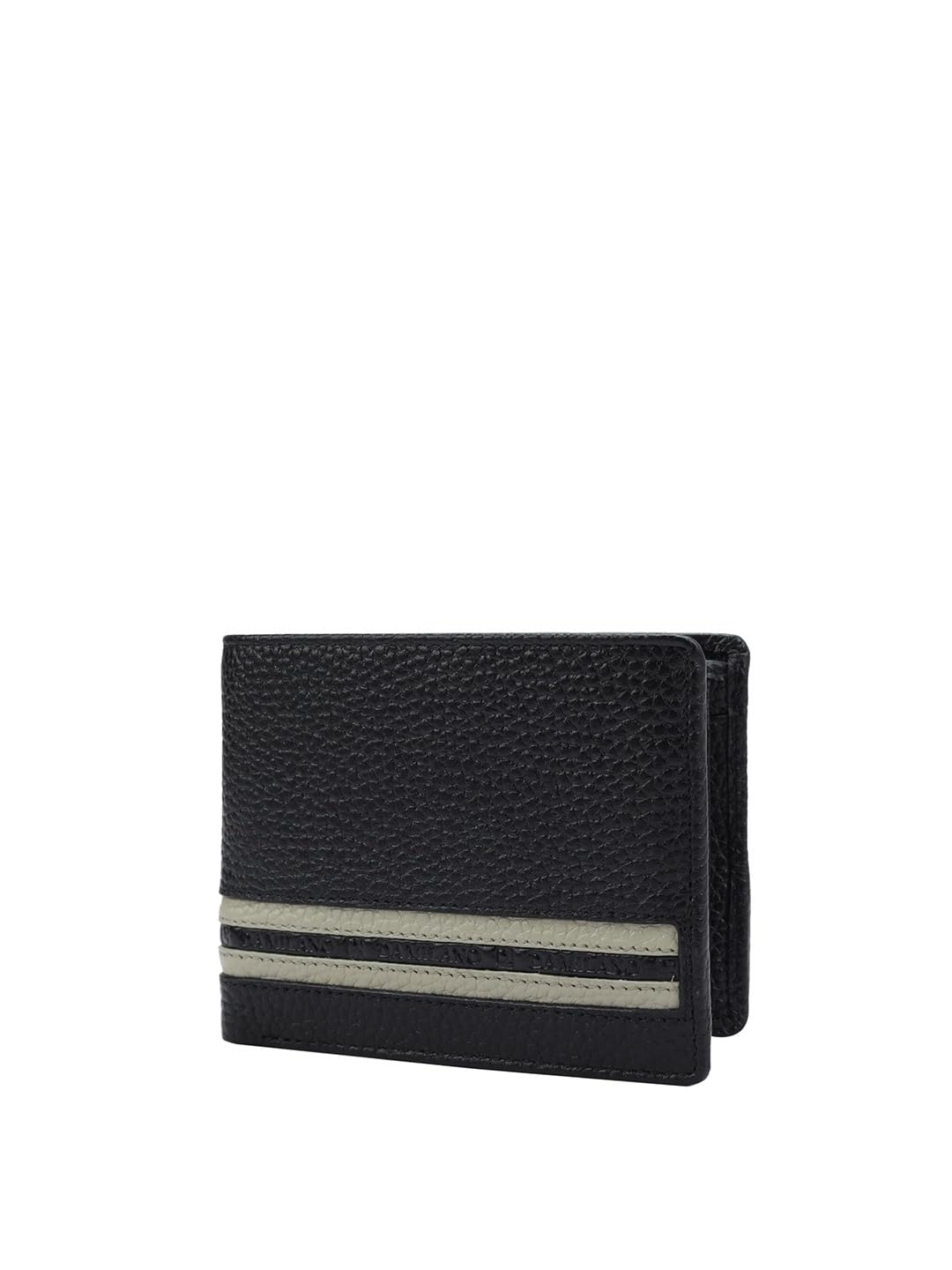 Da Milano Genuine Leather Black Mens Wallet (10402)