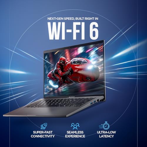 acer AspireGo14,Intel Core Ultra5 125H(14thgen) AI Processor,16 GB/512 GB, WUXGA IPS, 14.0"/35.56 cm, Win 11 Home, MS Office, Steel Gray, 1.5 kg, AG14-71M,Privacy Shutter,Backlit KB, Premium Laptop