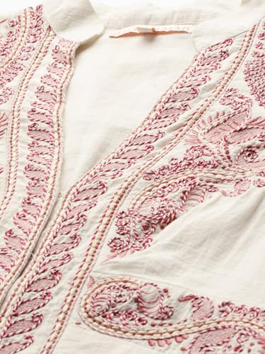 Ritu Kumar Ecru Multi Dori Long Dress