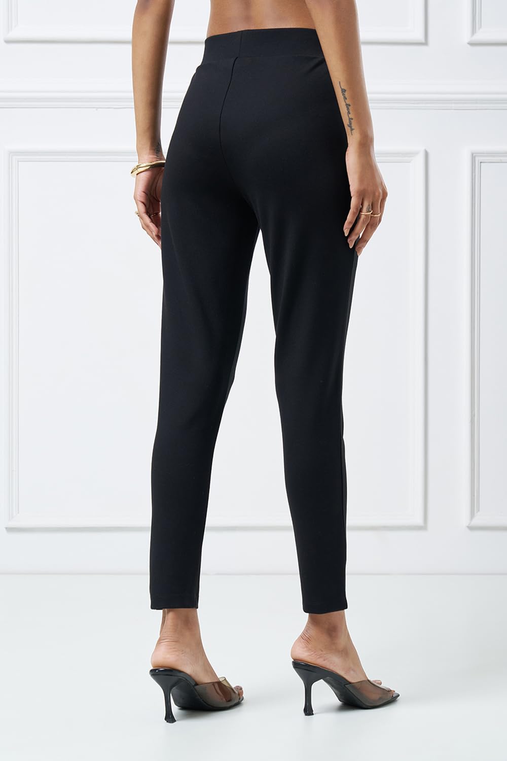 Annabelle by Pantaloons Womens Trouser_SS26WWANBTW00018M54A43_Jet Black_34_
