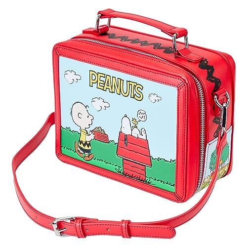 Loungefly Peanuts Charlie Brown Lunchbox Crossbody Bag