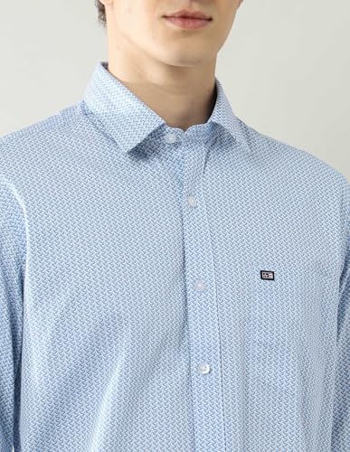 Arrow Sports Men's Slim Fit Shirt (ASAJSH1690_Blue