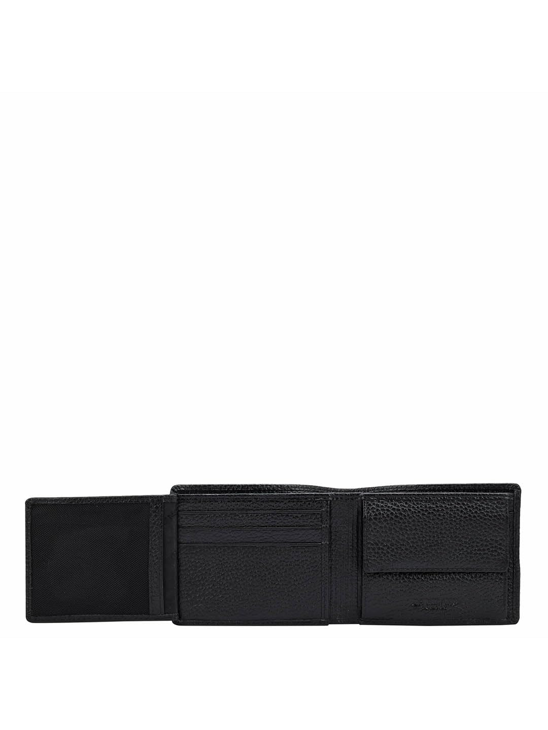 Da Milano Genuine Leather Black Mens Wallet (10402)