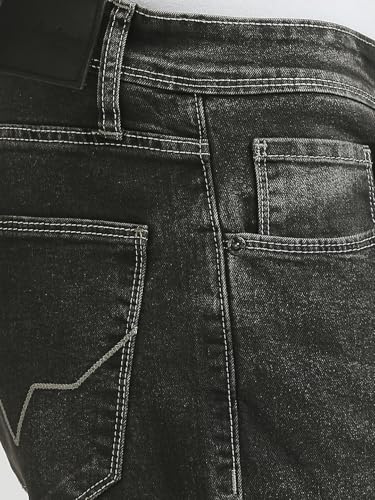 Pepe Jeans Men's Mid Rise Slim Fit Jeans Black
