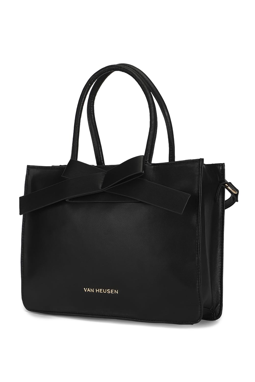 Van Heusen womens Satchel - Bow Black