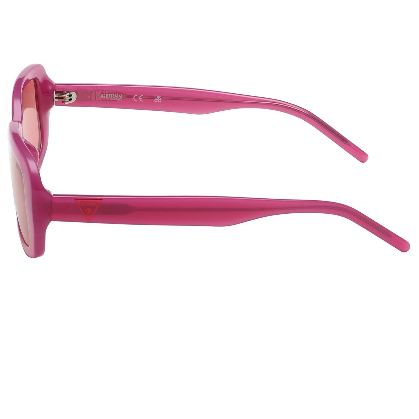 Guess Solid Rectangular Women Sunglasses - (GU8250 72S 54 S |54| Pink Color Lens)