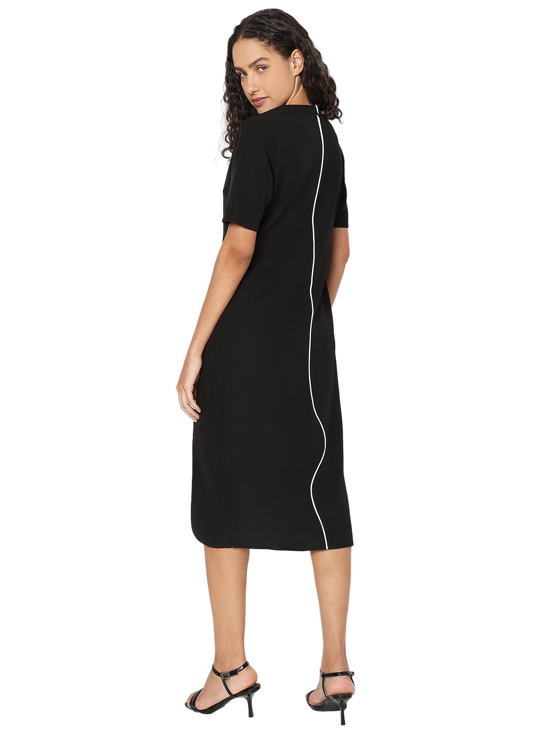 VERO MODA Women Black Sheath Dress