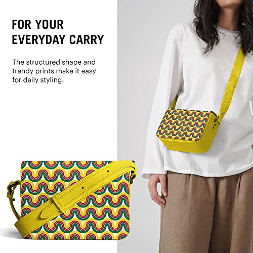 DailyObjects Womens Western Handbag, Wavey Maroon