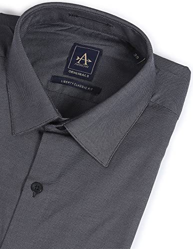 Arrow Men's Regular Fit Shirt (ARES1062A_Grey