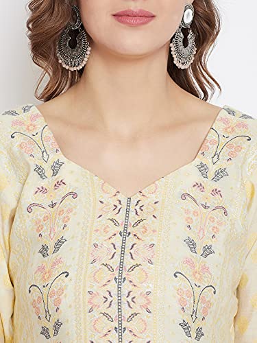 AFSA Organic Cotton Woven Design Women Unstitched Dress Material With Dupatta For Summer Wear