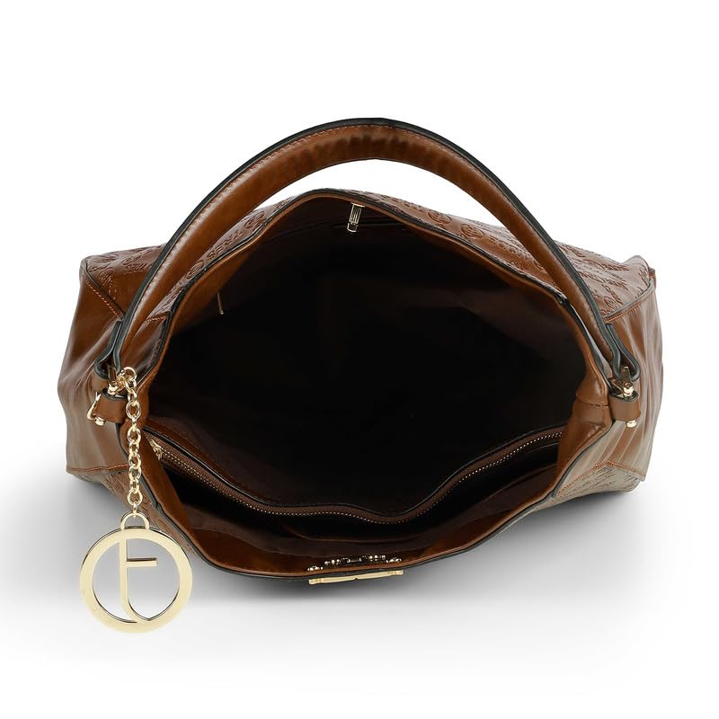 tresmode LYON Brown Vegan Leather Sling Bag