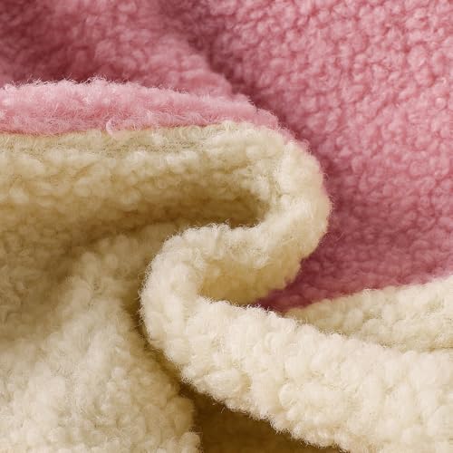 Hopscotch Girls Full Sleeves Color-block Print Pink Jackets For Ages (8-9 Years)