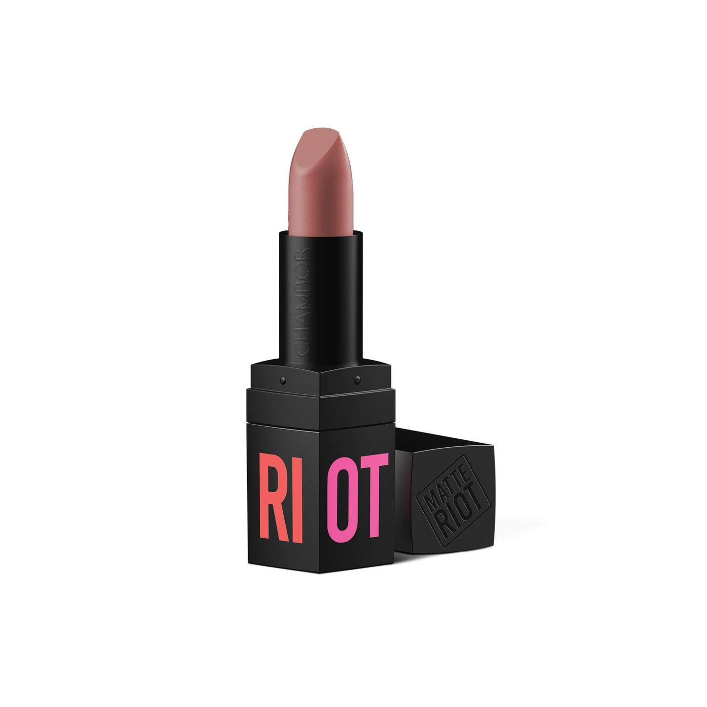 CHAMBOR Matte Lipstick Riot # 256 - Sunset Rust, Sunset Rust, 4.5 g, Matte Finish